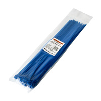 Opaski do kabli niebieskie UV 3,6x370 mm – Trafiki
