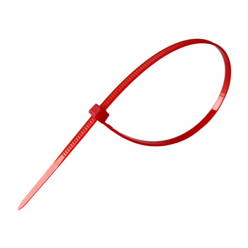 Opaski do kabli czerwone UV 3,6x250 mm – Trafiki
