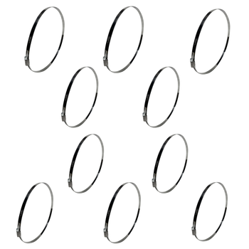 Komplet opasek ślimakowych typ W2 (10 szt.) Ø270-290 mm, szer.12 mm - Trafiki